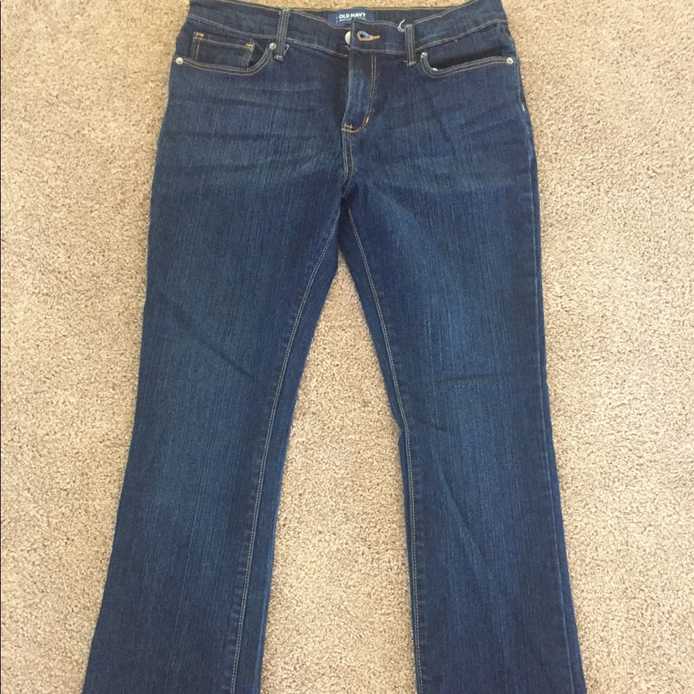 GIRLS OLD NAVY DENIM JEANS BOOT CUT SIZE 14 PLUS